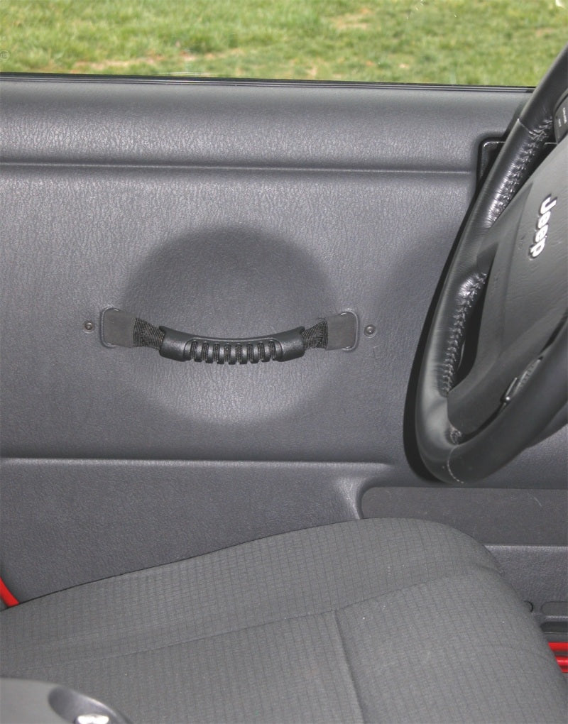 Rugged Ridge Door Pull Straps Black 97-06 Jeep Wrangler - 11826.01 for 1997-2006 Jeep Wrangler - alternate view