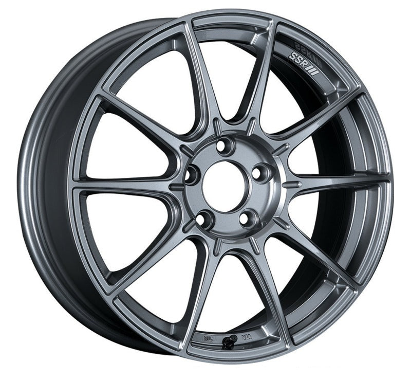 SSR GTX01 17x9 5x100 38mm Offset Dark Silver Wheel - XA17900+3805CDK