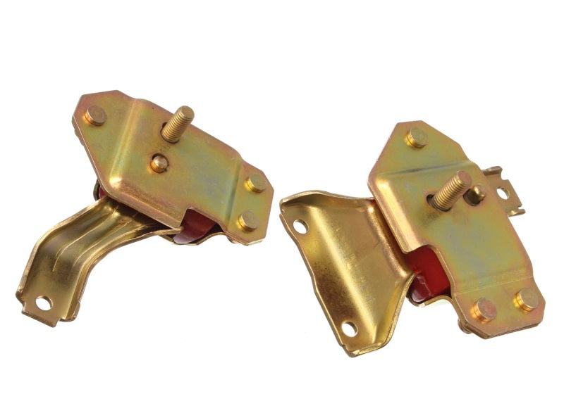Energy Suspension Mustang 4.6L Motor Mounts - Red - 4.1127R for 1996-2004 Ford Mustang - detail view