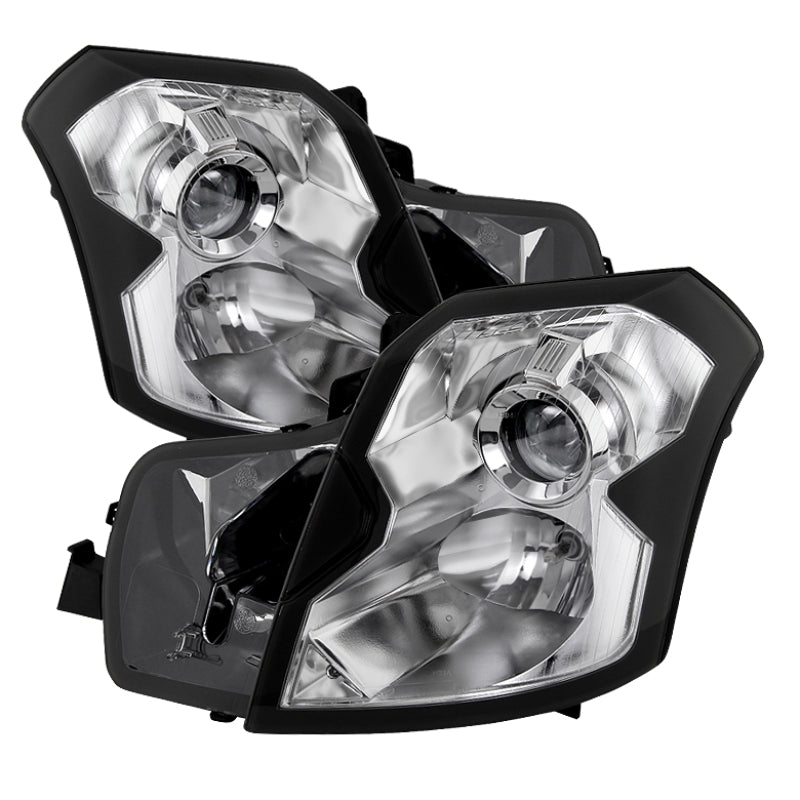 Xtune Cadillac Cts 03-07 Crystal Headlights Halogen Model Only Chrome HD-JH-CCTS03-C - 9023804