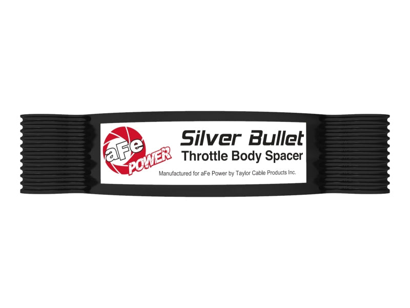 aFe 2020 Vette C8 Silver Bullet Aluminum Throttle Body Spacer / Works With Factory Intake Only - Blk - 46-34017B