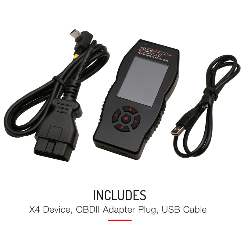 SCT Ford Cars &amp; Trucks (Gas &amp; Diesel) X4 Power Flash Programmer EO Certified - 7015PEO