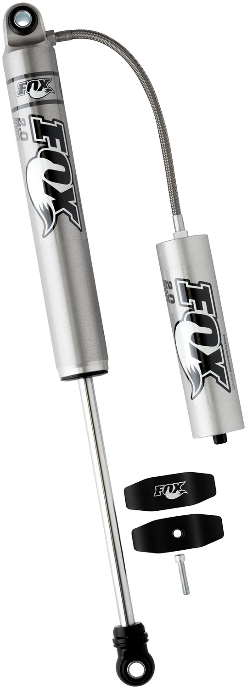 Fox 99+ Chevy HD 2.0 Performance Series 10.6in. Smooth Body Remote Res. Rear Shock / 0-1in. Lift - 980-24-955