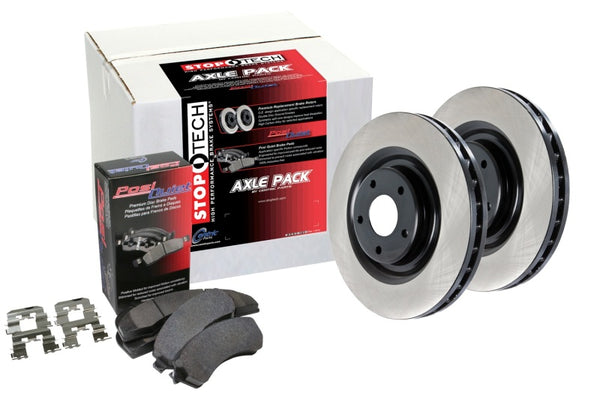 Centric OE Coated Front Brake Kit (2 Wheel) - 909.47001 for 2002-2010 Subaru Impreza - front view
