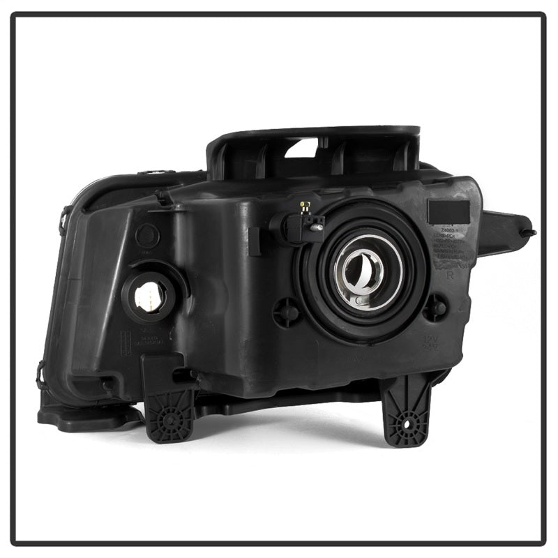 xTune 10-13 Chevrolet Camaro OEM Style Halogen Headlights - Black (HD-JH-CCAM10-OE-BK) - 9042461