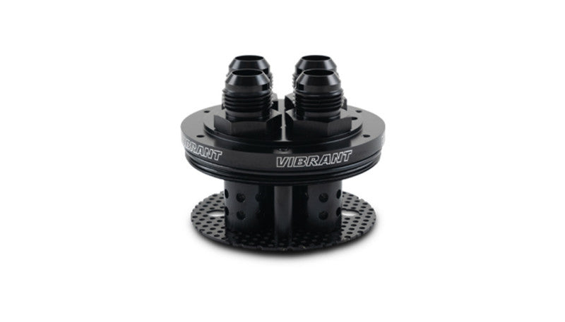Vibrant 4-Port Catch Can Lid Assembly - 12787