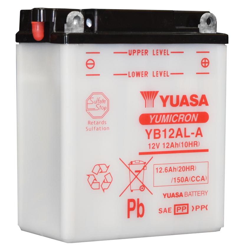 Yuasa YB12AL-A Yumicron 12 Volt Battery - YUAM2221Y