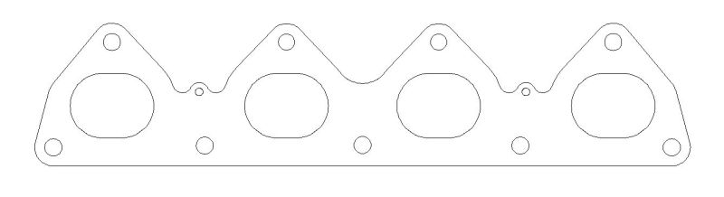 Cometic Honda All H22S 92-01 .030 inch MLS Exhaust Manifold Gasket 1.770 inch X 1.380 inch Port - C4155-030