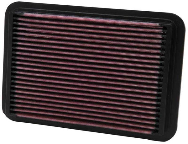 K&N 89-95 Toyota PickUp 2.4L / 95-04 Tacoma 2.4/2.7L Drop In Air Filter - 33-2050-1 for 1995-2004 Toyota Tacoma - front view