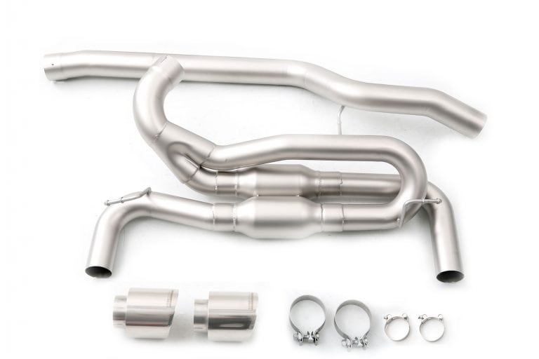 cp-e��� Triton��� Ford Focus RS Valved Exhaust Cat Back System Titan Tips