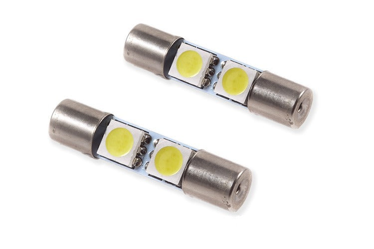 28mm SMF2 LED Bulb Red Pair Diode Dynamics