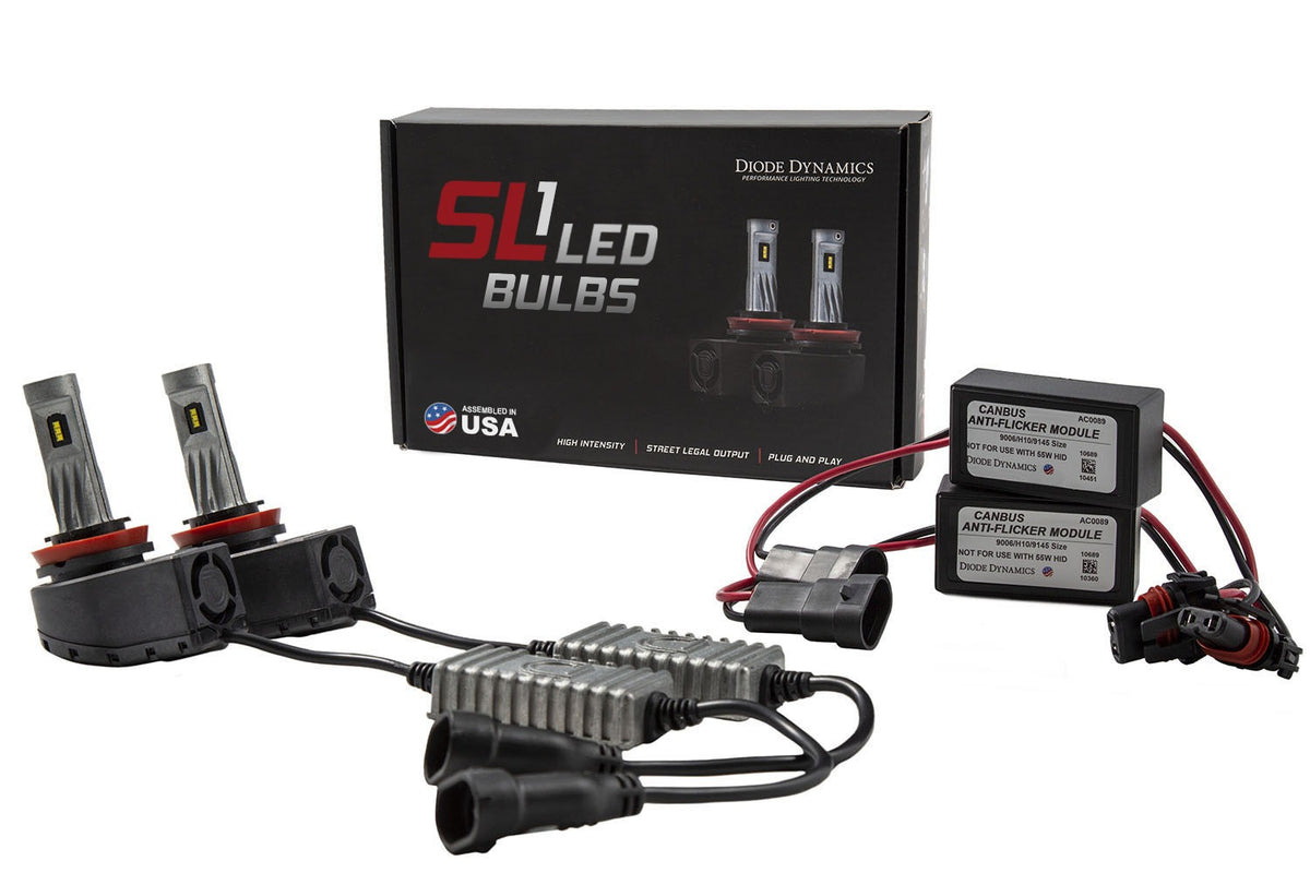 H11 SL1 LED Pair with AntiFlicker Modules for 2011-2019 Jeep Grand Cherokee Diode Dynamics