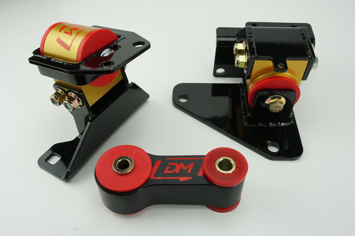 Damond Motorsports-Mazdaspeed6 Full Motor Mount Set-Gold-Red-Race at Damond Motorsports