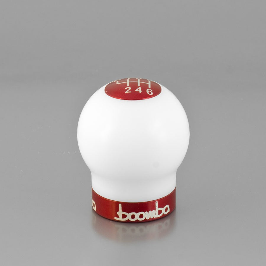 BoombaRacing  White ROUND 270 Weighted Shift Knob - V2