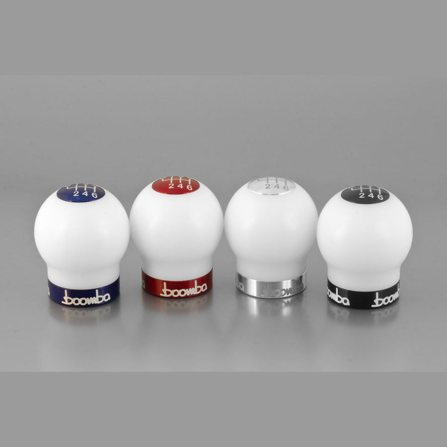 Boomba Racing  White Round 270 Weighted Shift Knob - V2