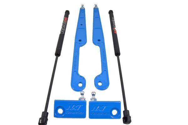 California Pony Cars Ford Mustang S550 2015-2017 - Mustang Hood Lift Kit - Grabber Blue (2015-2017 Models ONLY)