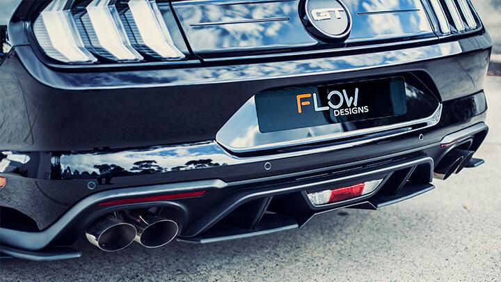 Ford S550 Mustang FM Flow Designs Front Splitter (2018-2019 Mustangs ONLY)