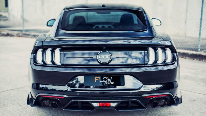 Ford S550 Mustang FM Flow Designs Full Lip Splitter Set - WITH Rear Diffuser &amp; WITH Accessories (2018-2019 Mustangs ONLY)