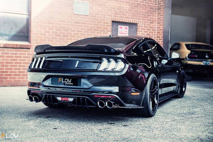 Ford S550 Mustang FM Flow Designs Flow-Lock Rear Diffuser Kit (2018-2019 Mustangs ONLY)