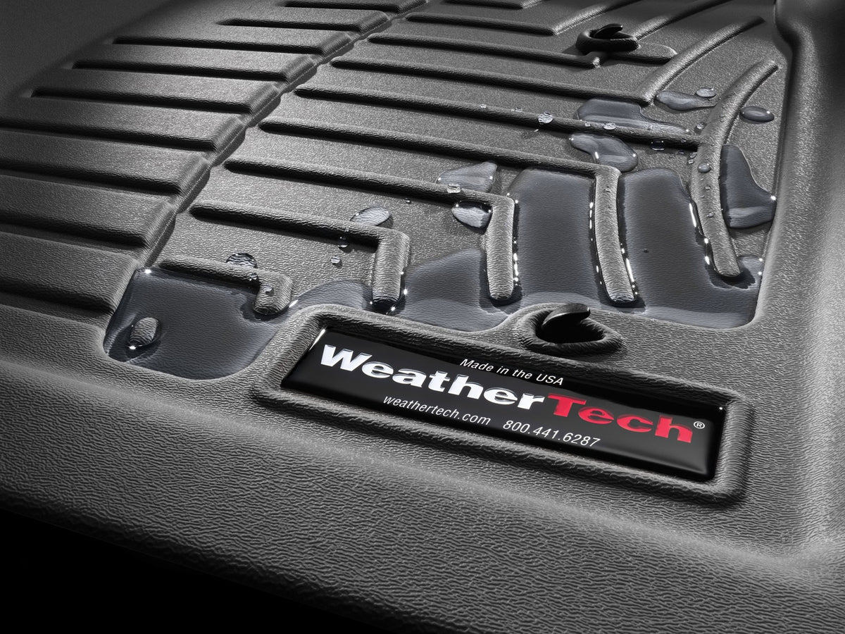 WeatherTech 14+ Ford Fiesta Rear Floorliners Black