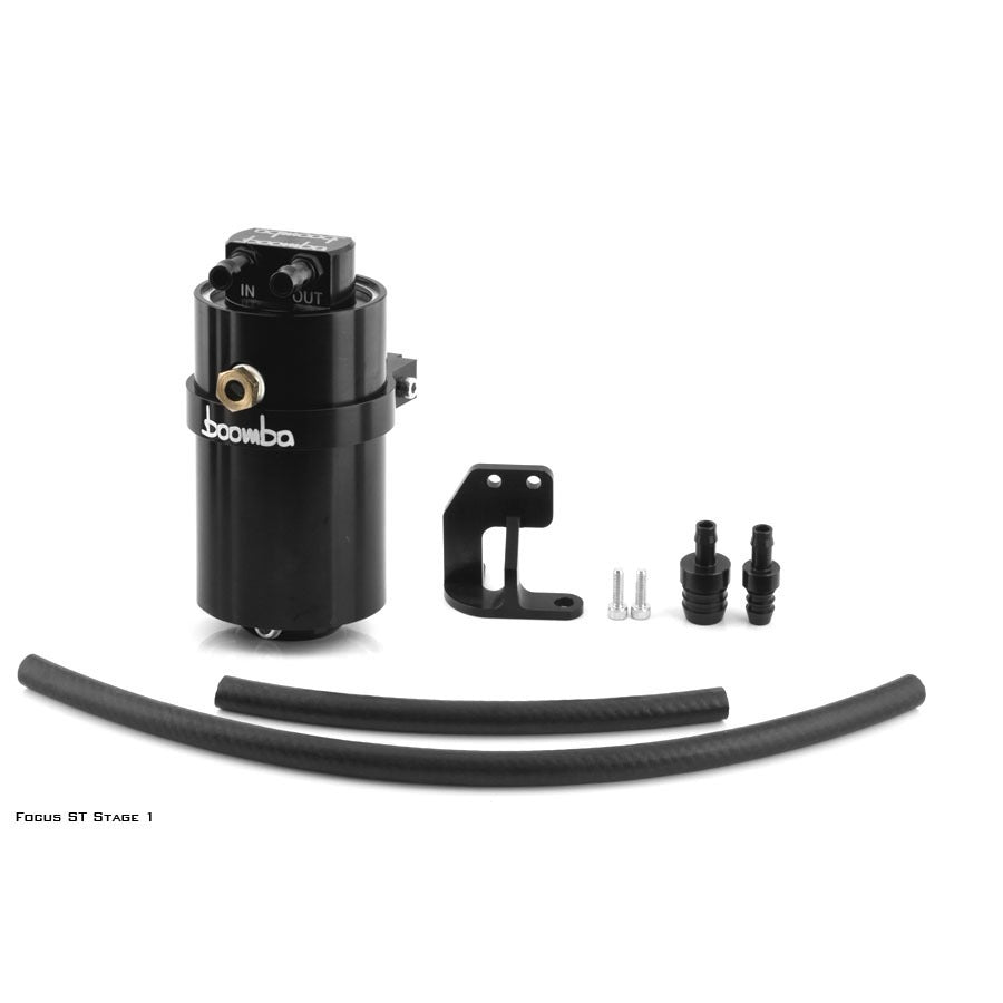 BoombaRacing Focus ST Stage 1 Oil Catch Can Kit (CCV)