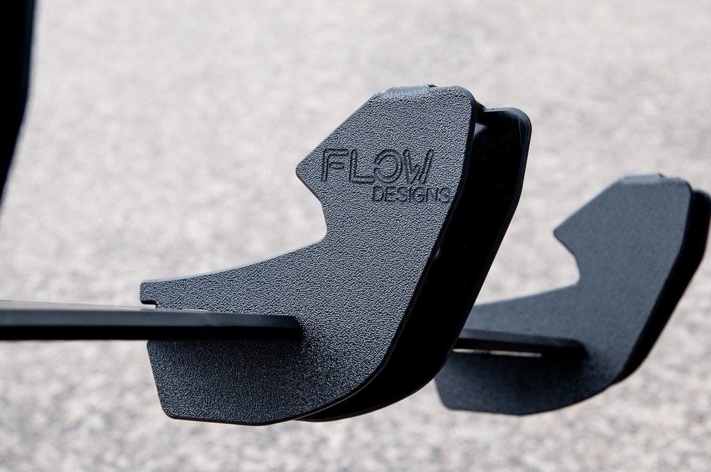 Flow Designs MK7.5 Golf R Rear Valance &amp; Flow-Lock Diffuser Fins