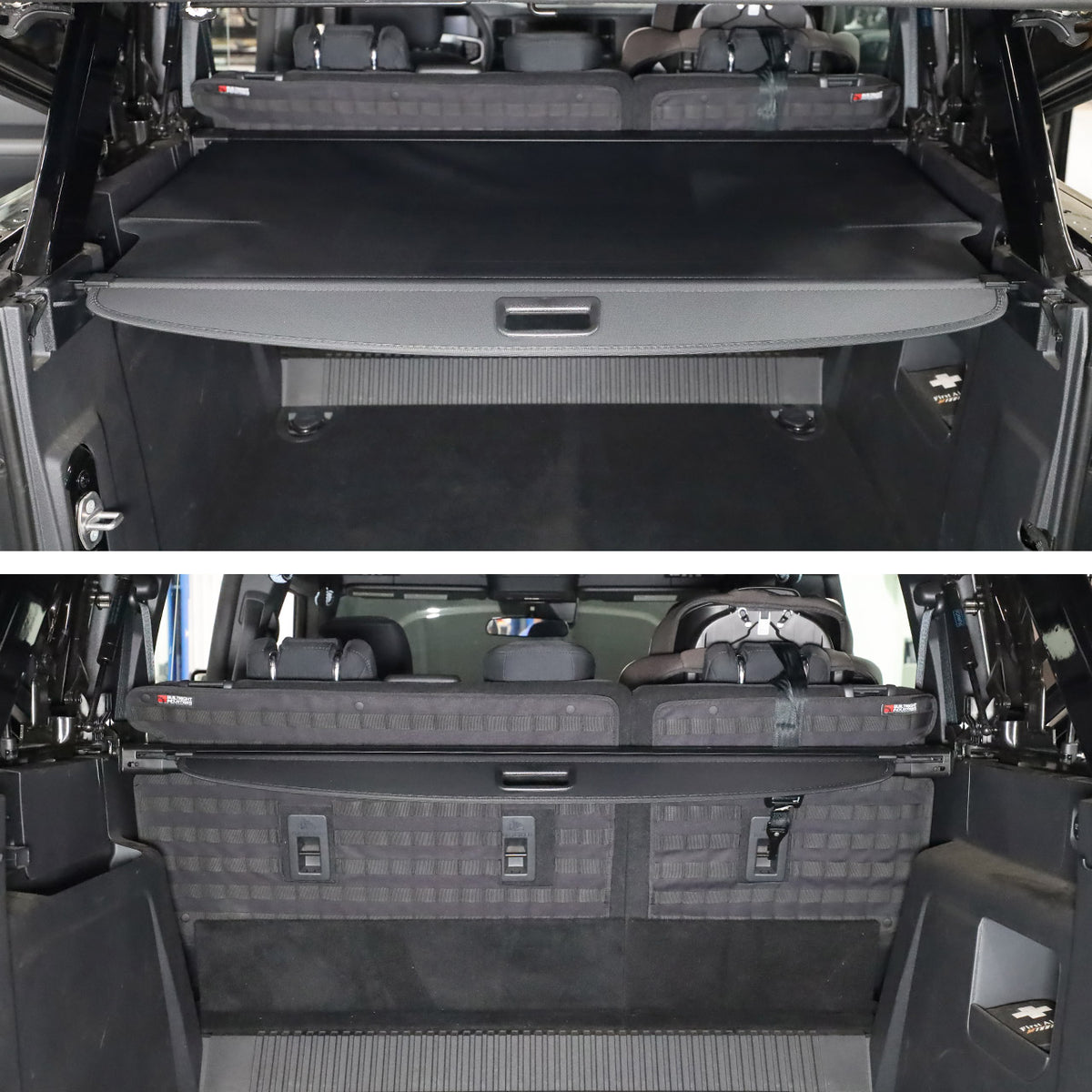 IAG I-Line Trunk Cargo Cover for 2021+ Ford Bronco Four Door Hard Top