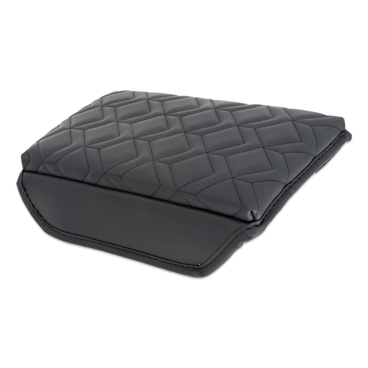 IAG I-Line Arm Rest Cover Black Leather Arrow Grid Pattern for 2021+ Ford Bronco