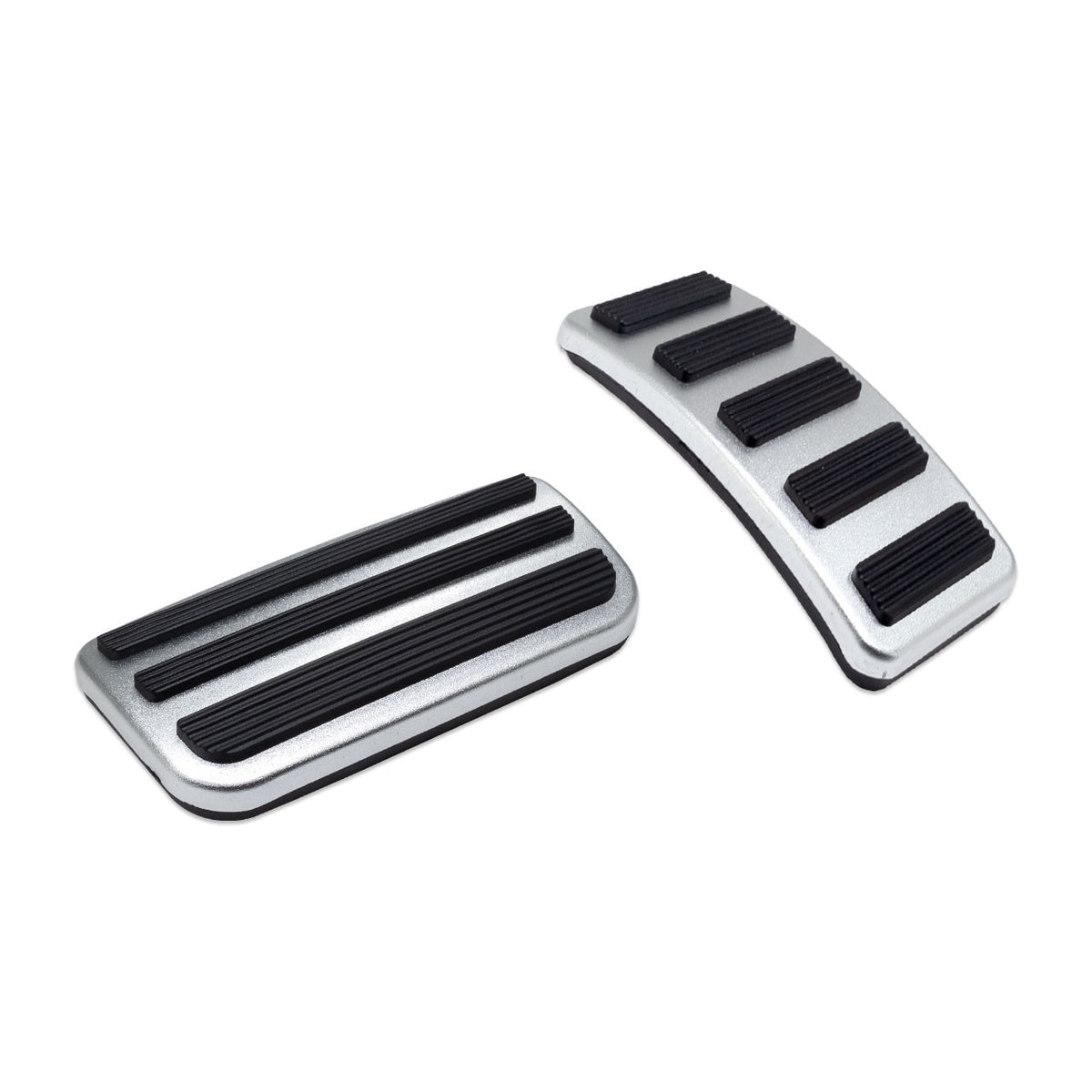 IAG I-Line 2pc Pedal Cover Set Silver for 2021+ Ford Bronco Automatic