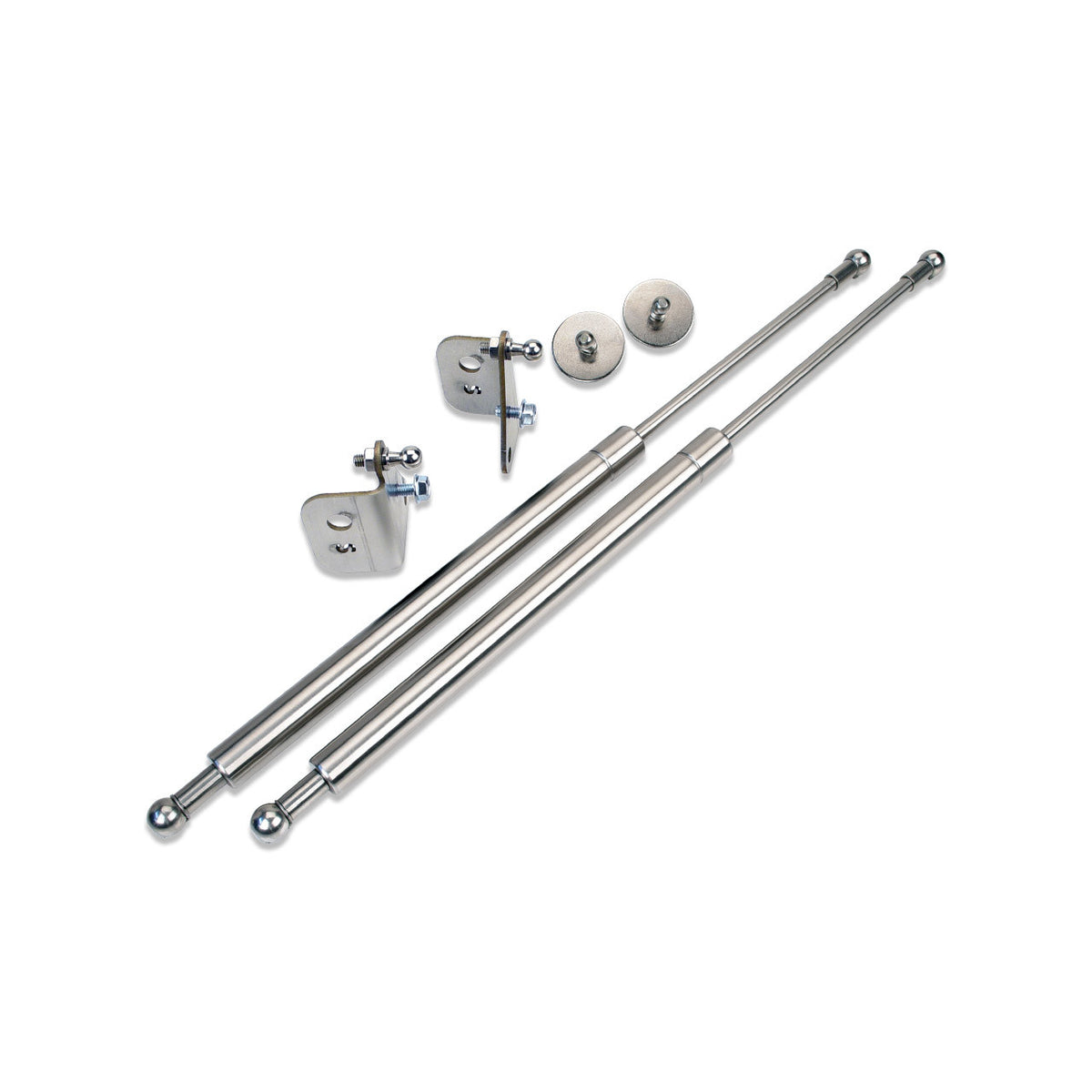 IAG EZ-Lift Hood Struts for 2021+ Ford Bronco - Stainless Steel / Silver Finish