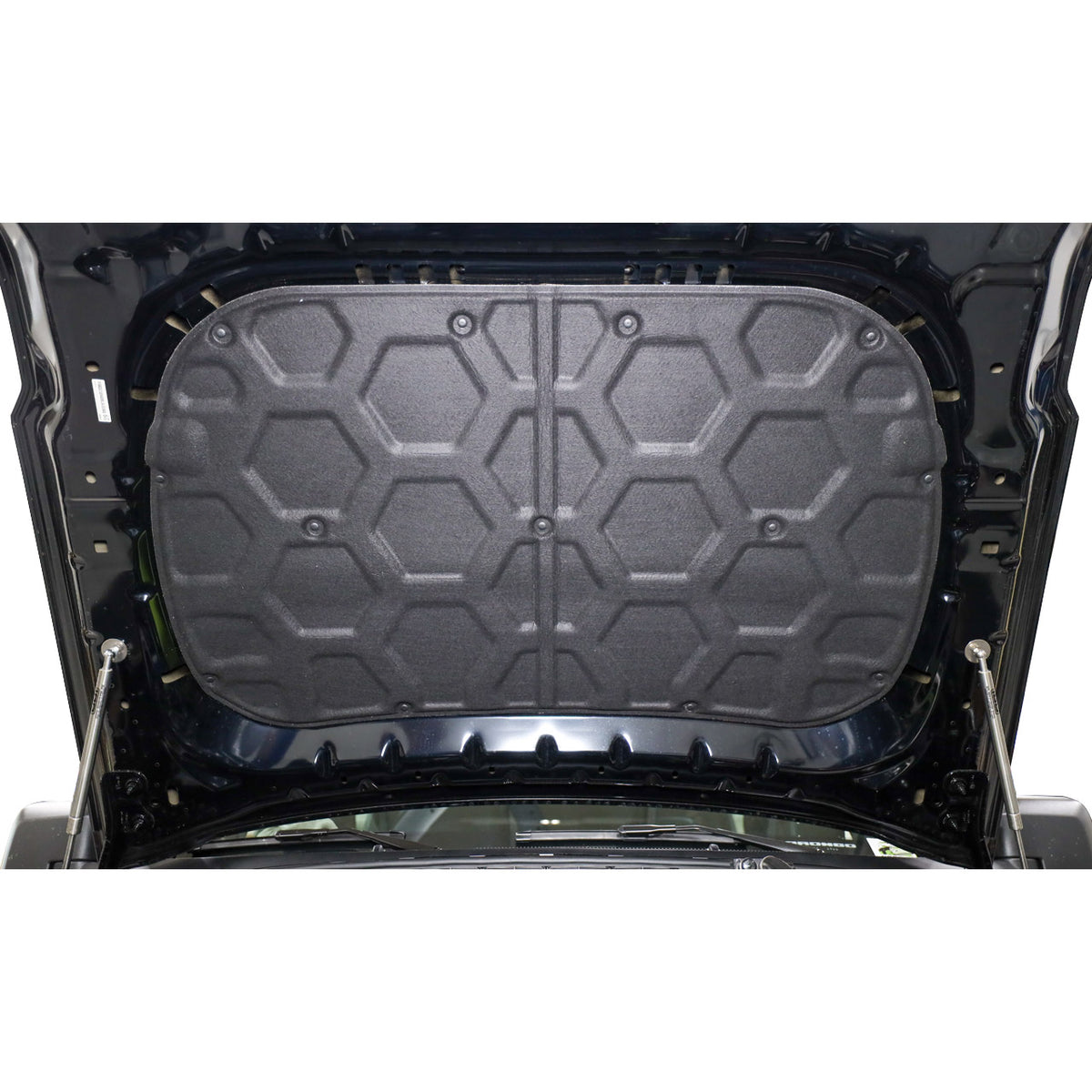 IAG I-Line Hood Pad Isolator, Flocked - Black for 2021+ Ford Bronco