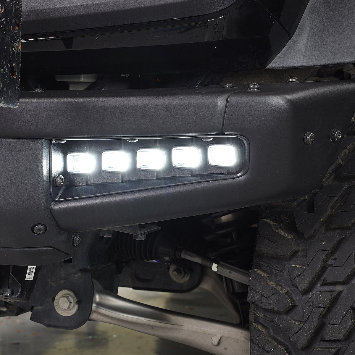 IAG I-Line 5 Lamp Fog Light Kit for use with Modular Bumper 2021+ Ford Bronco