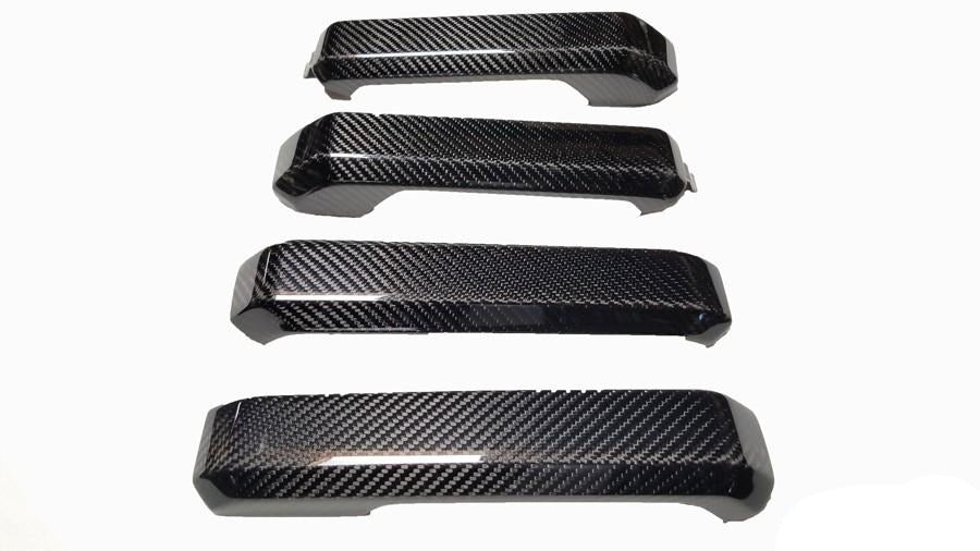 California Pony Cars Ford F-150 Series 2015-2019 - F-Series Truck Carbon Fiber 4pc Door Pull Replacements (2015-2019 Ford F150 M
