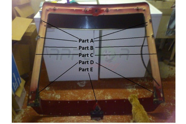 Raptor Racing Double Wing Spoiler Trim Kit 85/86 MK2 Supra