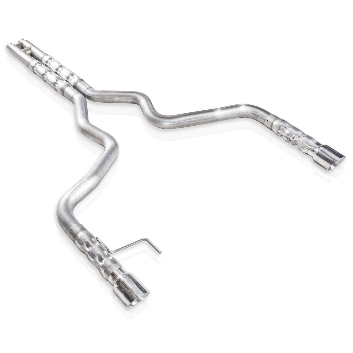 STAINLESS WORKS Mustang GT 5.0L 2015-2017 Cat-Back Exhaust Factory Connect H Pipe w/ 2.5&quot; Muffler - Stainless (2015-2017 GT 5.0L