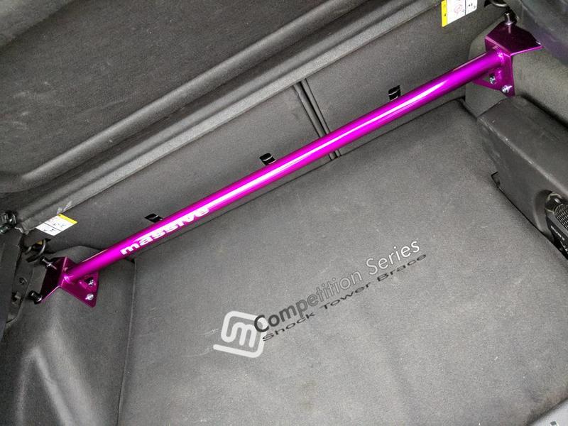 Massive Competition Series Rear Shock Tower Brace Focus ST RS (Purple Limited)