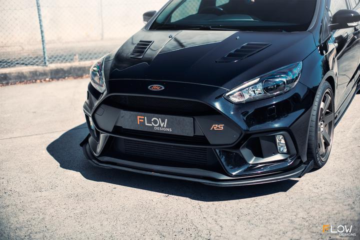 Ford Mk3 Focus RS Flow Designs Full Splitter Set w/ Flow-Lock Rear Diffuser &amp; NO Accessories (USDM Only)
