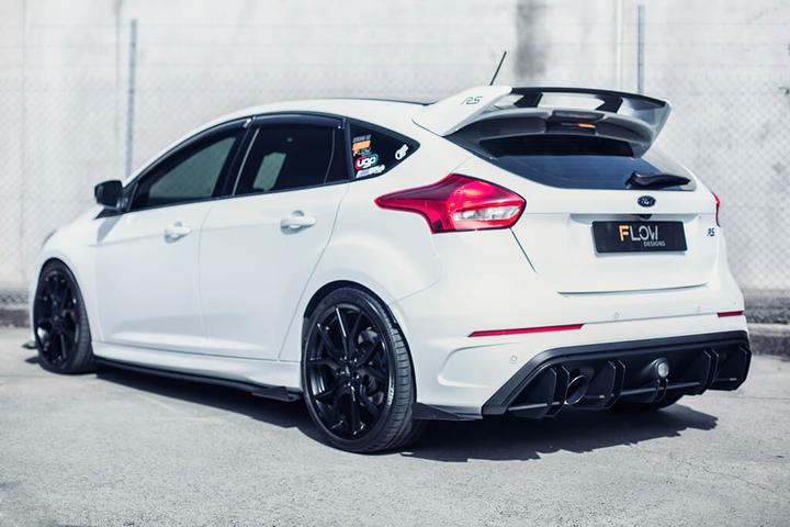 Ford Mk3 Focus RS Flow Designs Full Splitter Set w/ Flow-Lock Rear Diffuser & All Accessories (EUDM/AUDM Only)