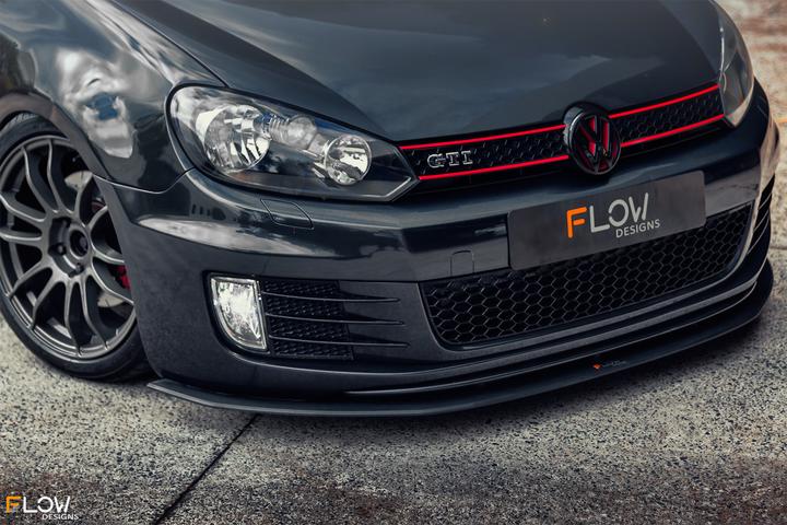 Flow Designs - Volkswagen MK6 Golf GTI Front Lip Splitter V3