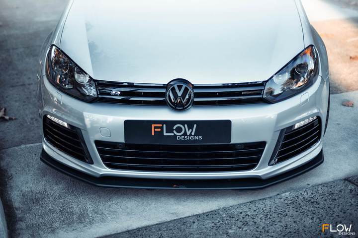 Volkswagen MK6 Golf R Flow Designs Front Splitter V3