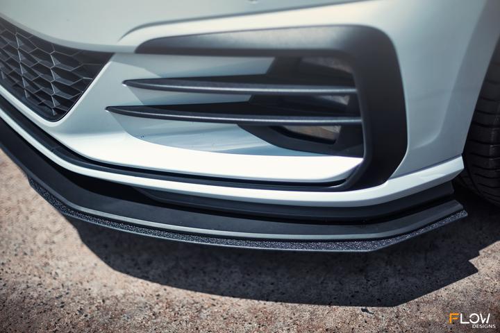 Volkswagen MK7.5 Golf GTI Flow Designs Front Splitter Extensions - Pair (Facelift models only)