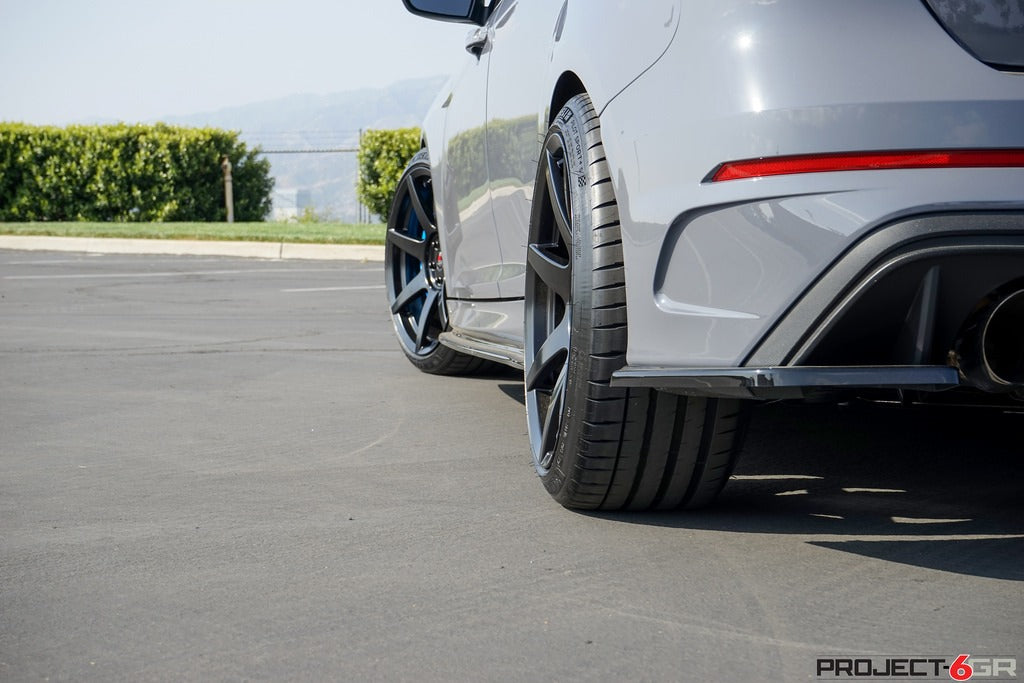 Project 6GR Seven Gloss Black Spun Forged Rims