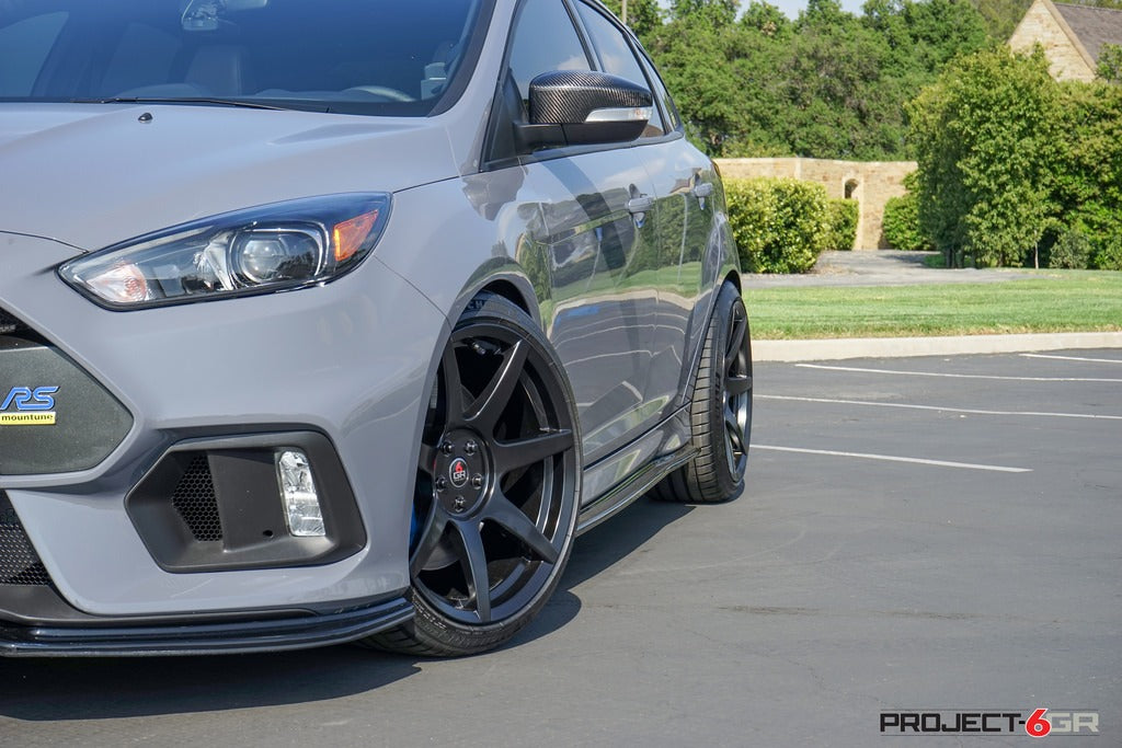 Project 6GR Seven Gloss Black Spun Forged Rims