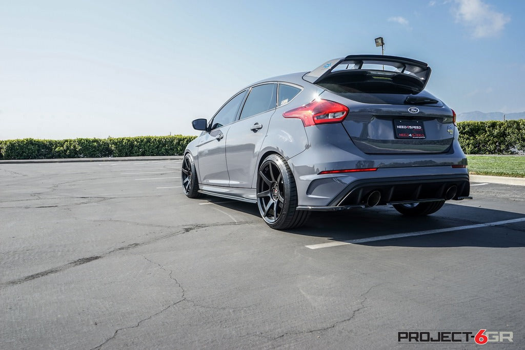 Project 6GR Seven Gloss Black Spun Forged Rims