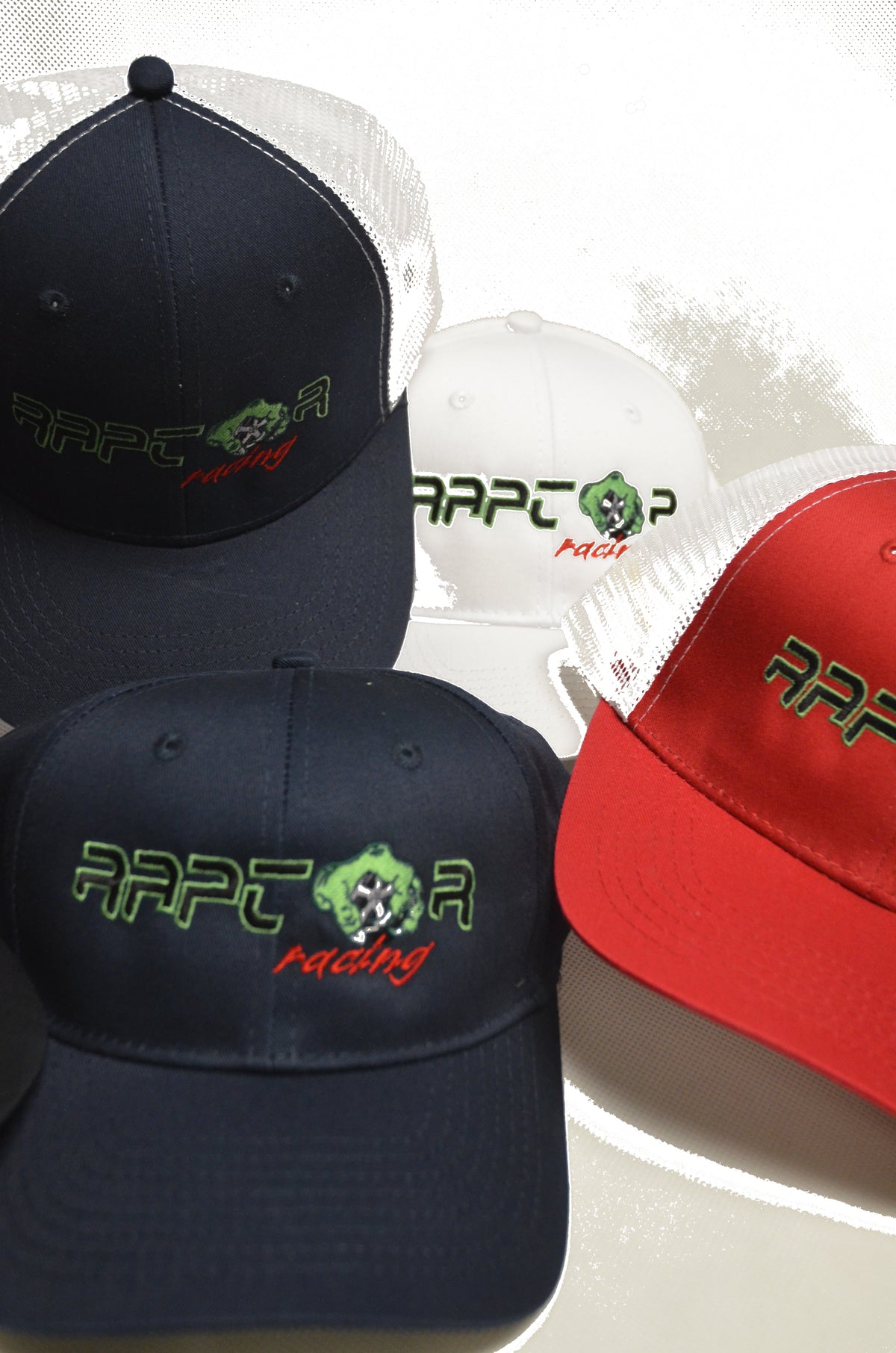 Raptor Racing Snapback Trucker Cap - Black