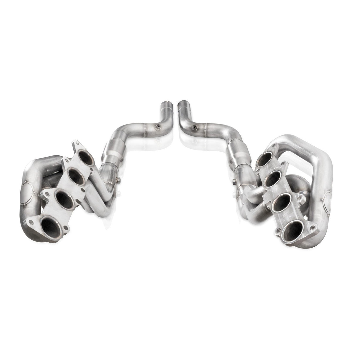 STAINLESS WORKS Mustang GT 5.0L 2015-2020 Headers w/ Performance (SW) Connect &amp; Catalytic Converter (2015-2020 GT 5.0L ONLY)