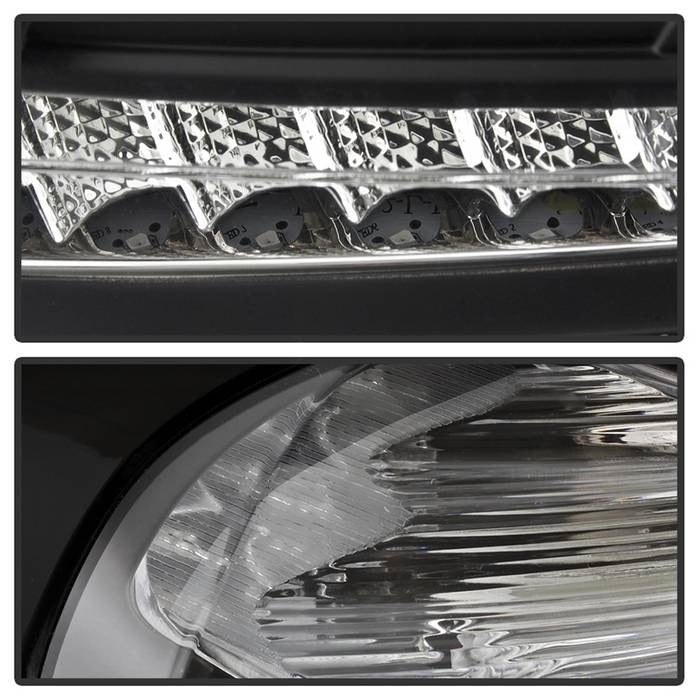 Ford Focus 5Dr Hatchback 15-17 Sequential LED Indicator LED Reverse LED Tail Lights - Black