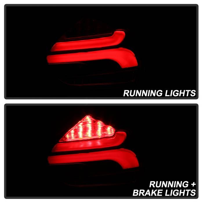 Ford Focus 5Dr Hatchback 15-17 Sequential LED Indicator LED Reverse LED Tail Lights - Black