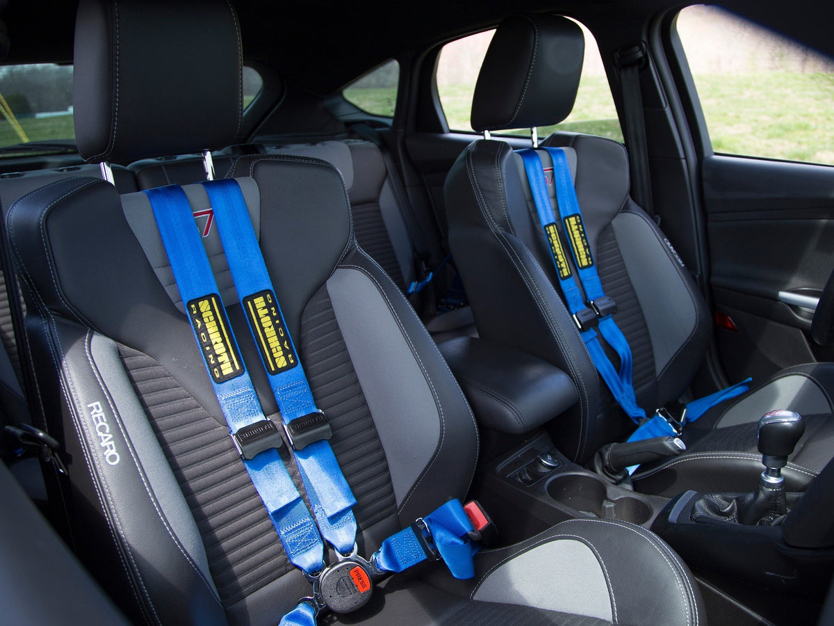 Schroth - Ford Mustang 2005-2017 - Schroth QuickFit Pro Harness Right Side - Blue (2005-2017 Mustangs ONLY)