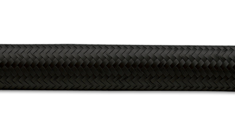 Vibrant -10 AN Black Nylon Braided Flex Hose (20 foot roll) - 11980